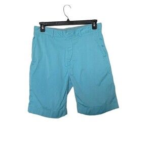 Cremieux Men’s Shorts Madison Fit. Flat Front. Size 32. Robins Egg Blue.